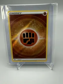 Pokemon Crown Zenith Ultra Rare Textured Full Art Fighting Energy 157/159 - Image 1