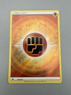 Pokemon Crown Zenith Ultra Rare Textured Full Art Fighting Energy 157/159 - Image 2