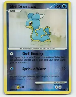 2007 Pokemon, Secret Wonders, #106/132 Shellos East Sea, Reverse Holo Common - Image 1