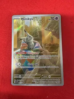 Pokemon SVP 075 - Black Star Promo Mimikyu Full Art - NM - Image 1