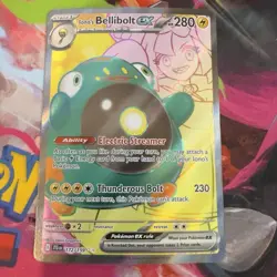 Pokemon TCG Ionos Bellibolt Ex Journey Together Full Art English 172/159 NM - Image 1
