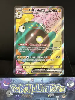 Pokemon Card Iono’s Ionos Bellibolt ex 172/159 Journey Together Full Art Holo NM - Image 1