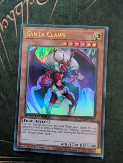 Santa Claws SS05-ENV01 Ultra Rare 1st Edition - Image 1