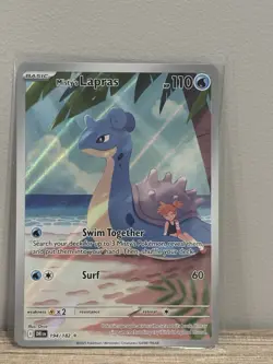Pokemon TCG Misty's Lapras 194/182 Sv10: Destined Rivals Illustration Rare - Image 1