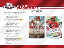 2022 Topps Chrome Baseball HTA Jumbo Hobby Box - Factory Sealed 5 Autos per Box - Image 4