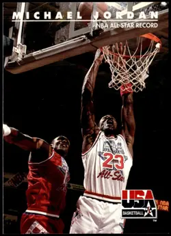 1992 SkyBox USA #43 Michael Jordan E1 - Image 1