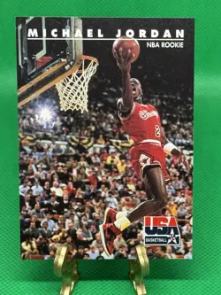 1992 SKYBOX USA #38 MICHAEL JORDAN / NBA ROOKIE ! - Image 1