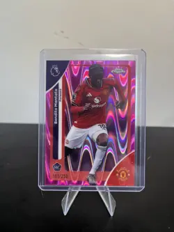 2025/26 Topps Chrome Premier League Bendito Mantato Pink Wave /250 RC Man Utd - Image 1