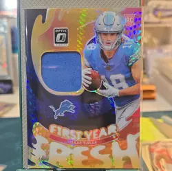 2025 Optic Issac Tesla Blue Hyper First Year Fresh Patch #FYFBH-ITA - Image 1