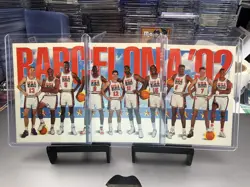 RARE 1992 Skybox USA DREAM TEAM Michael Jordan Barcelona 3 Card Set #544,555,556 - Image 1