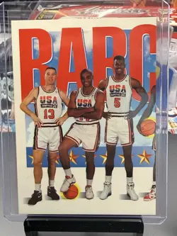 RARE 1992 Skybox USA DREAM TEAM Michael Jordan Barcelona 3 Card Set #544,555,556 - Image 2