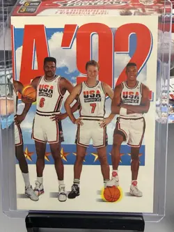 RARE 1992 Skybox USA DREAM TEAM Michael Jordan Barcelona 3 Card Set #544,555,556 - Image 4