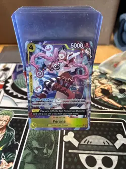 Perona (Alt Art) OP14-111 R - THE AZURE SEA'S SEVEN - One Piece TCG Mint - Image 1