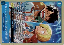 Let's Crash This Wedding!!! One Piece TCG OP11-060 Best Vol. 5 English Alt Promo - Image 5