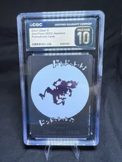 CGC 10 PRISTINE JAPANESE ONE PIECE 2023 DON!! CARD 1ST ANNIVERSARY EVENT MQ - Image 1