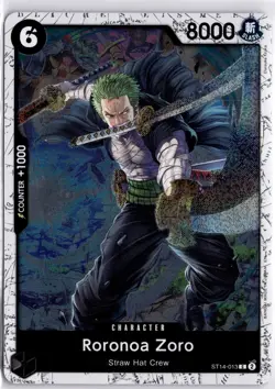 One Piece CCG Roronoa Zoro ST14-013 The Best Vol 2 Trading Card TCG - Image 1