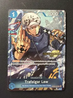 One Piece CCG Law ST03-008 Championship 2024 Promo Card - Image 1