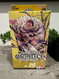 One Piece Starter Deck ST 20 Katakuri Box Mat and Deck Only NO PACK - Image 1