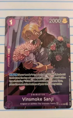 Vinsmoke Sanji - Treasure Rare OP12 - One Piece OP10-063 - NM - Image 2