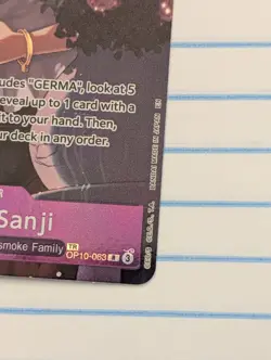Vinsmoke Sanji - Treasure Rare OP12 - One Piece OP10-063 - NM - Image 3
