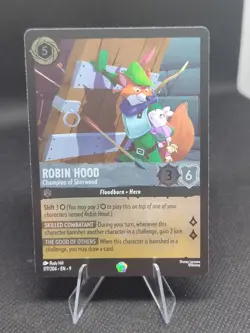 Disney Lorcana - Robin Hood - Champion of Sherwood 177/204 Fabled Legendary - Image 1