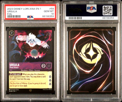Ursula Power Hungry FOIL #59 PSA 10 GEM MINT - 2023 Disney Lorcana - Image 3