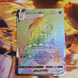 Pokemon Alcremie VMAX 073/072 Secret Rainbow Rare Holo Card Shining Fates NM - Image 2