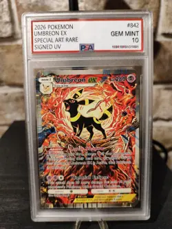 Pokemon Card Umbreon Ex SAR Signed UV Italian Artist F.C 1 Of 33 - Image 2