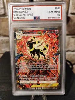 Pokemon Card Umbreon Ex SAR Signed UV Italian Artist F.C 1 Of 33 - Image 3