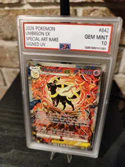 Pokemon Card Umbreon Ex SAR Signed UV Italian Artist F.C 1 Of 33 - Image 4