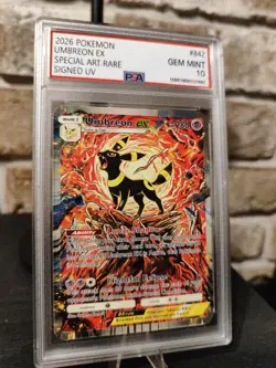 Pokemon Card Umbreon Ex SAR Signed UV Italian Artist F.C 1 Of 33 - Image 5