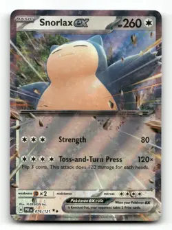 Snorlax ex 076/131 - SV: Prismatic Evolutions - Pokemon Card NM/M - Image 1