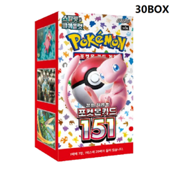 Pokemon Card Scarlet&Violet 151 Booster Box sv2a New Sealed Korean ver 30BOX - Image 1