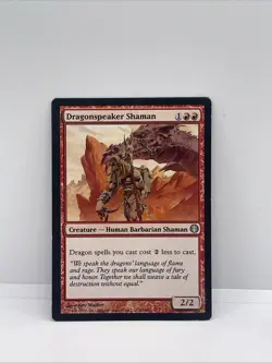 Dragonspeaker Shaman Duel Decks: Knights vs. Dragons NM 53/81 MTG Creature Card - Image 1