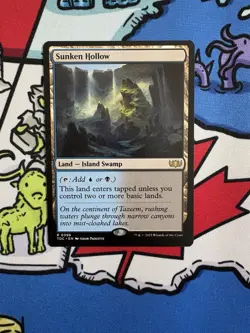 Sunken Hollow x1 Mtg Tarkir: Dragonstorm Commander - Image 1