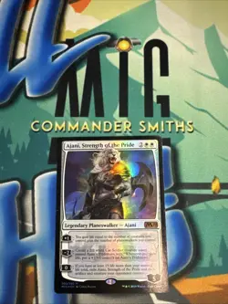 Ajani Strength of the Pride ✨ FOIL ✨ MTG NM Near Mint (002) Core Set 2020 M20 - Image 1