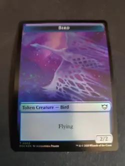 MTG Token Bird 003 Pest 009 FOIL Edge of Eternities NM - Image 1