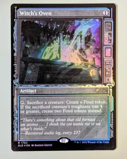 Witch's Oven (Showcase) - Secret Lair Drop #1762 Foil Rare - Near Mint - MtG - Image 1