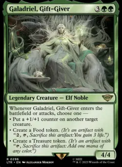 Galadriel, Gift-Giver 296: The Lord of the Rings: Magic: The Gathering NM - Image 1