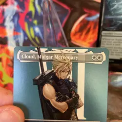 Cloud, Midgar Mercenary (Borderless) Final Fantasy Regular & SFS (2 cards)💎 - Image 4