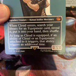 Cloud, Midgar Mercenary (Borderless) Final Fantasy Regular & SFS (2 cards)💎 - Image 5