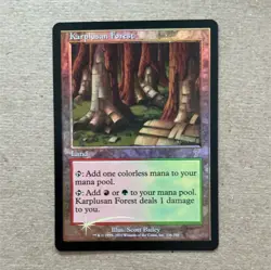 Wizards of the Coast Magic: The Gathering Karplusan Forest Land 7th Edition foil - Image 1