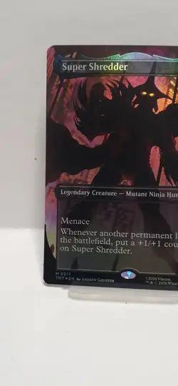 Super Shredder (Borderless) Foil Teenage Mutant Ninja Turtles MTG TMNT 217 Mint - Image 2