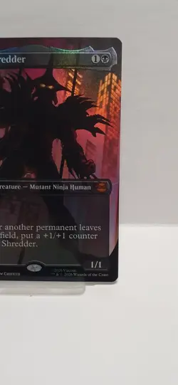 Super Shredder (Borderless) Foil Teenage Mutant Ninja Turtles MTG TMNT 217 Mint - Image 3