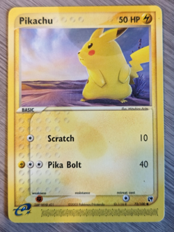 Pokemon Pikachu 72/100 Sandstorm LP - Image 1