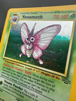 Pokemon TCG Venomoth Holo Rare Card 13/64 LP Condition - Image 3