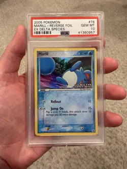 Pokemon Marill EX Delta Species Reverse Holo #76 PSA 10 Gem Mint - Image 1