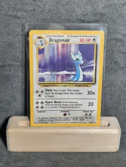 Pokemon TCG 1999 Dragonair 18/102 Rare Base Set Card Light Play - Image 1