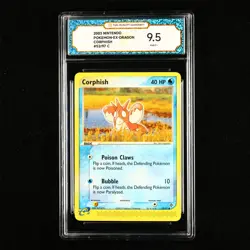 TQG 9.5 MINT+ 2003 Pokemon ENG Corphish 52/97 C - Image 1