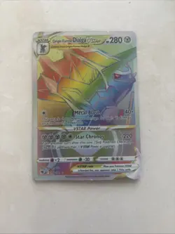 Origin Forme Dialga VSTAR Secret 198/189 Swsh10: Astral Radiance Holo Pokemon - Image 1